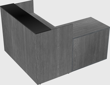 L-shaped modular reception
