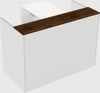 L-shaped modular reception