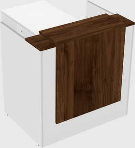 L-shaped modular reception