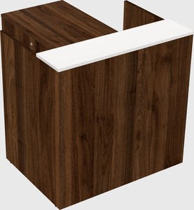 L-shaped modular reception
