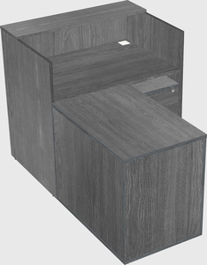 L-shaped modular reception