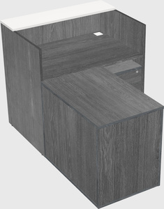L-shaped modular reception