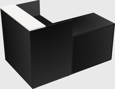 L-shaped modular reception