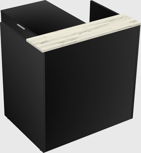 L-shaped modular reception