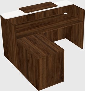 L-shaped modular reception