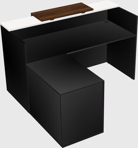L-shaped modular reception