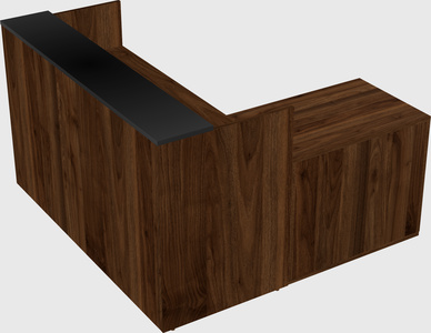 L-shaped modular reception