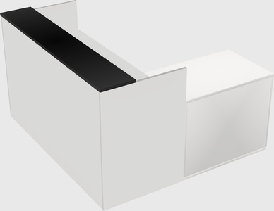 L-shaped modular reception