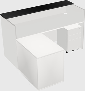 L-shaped modular reception