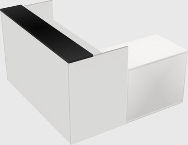 L-shaped modular reception