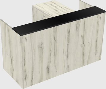 L-shaped modular reception
