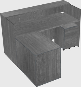 L-shaped modular reception