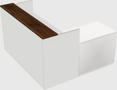 L-shaped modular reception