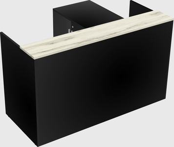 L-shaped modular reception