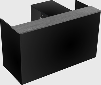 L-shaped modular reception