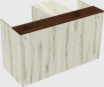 L-shaped modular reception