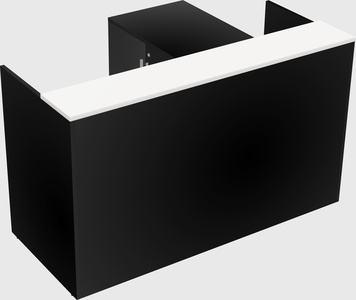 L-shaped modular reception