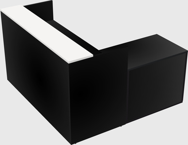 L-shaped modular reception
