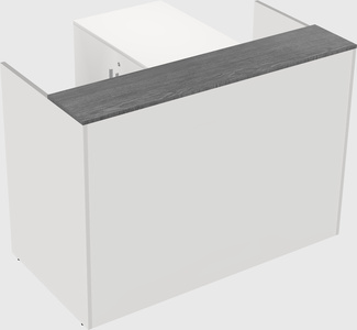 L-shaped modular reception
