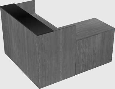 L-shaped modular reception