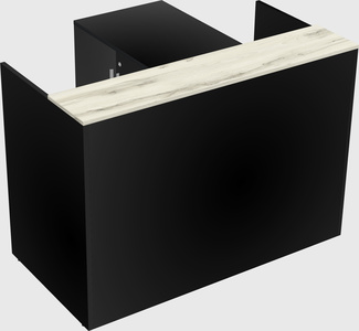 L-shaped modular reception