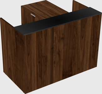 L-shaped modular reception