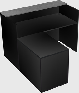 L-shaped modular reception