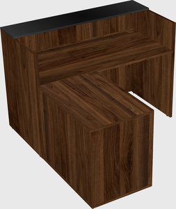 L-shaped modular reception