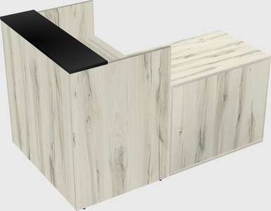 L-shaped modular reception
