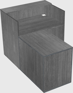 L-shaped modular reception