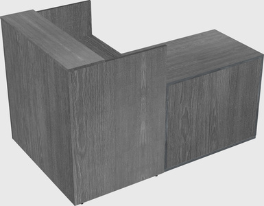 L-shaped modular reception