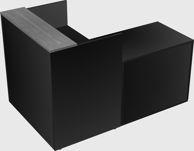 L-shaped modular reception