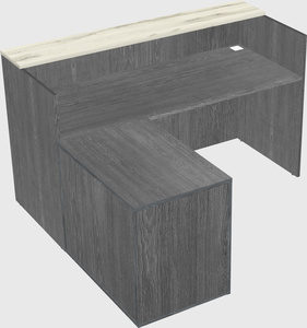 L-shaped modular reception