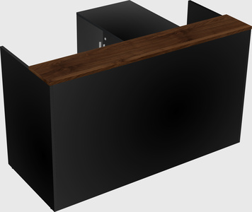 L-shaped modular reception