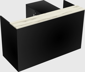 L-shaped modular reception