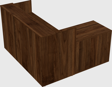 L-shaped modular reception