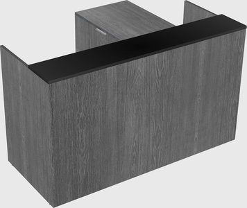 L-shaped modular reception