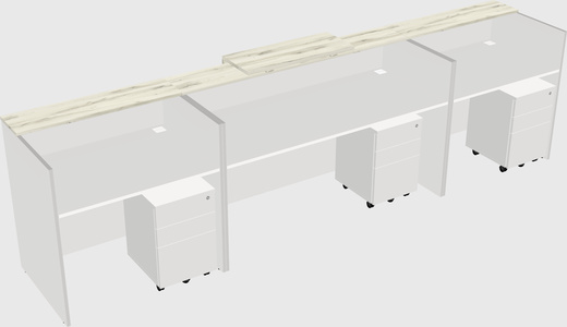 Modern long reception desk