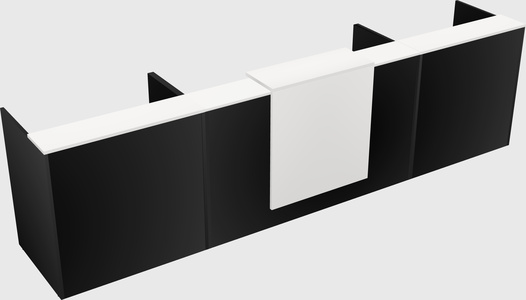 Modern long reception desk