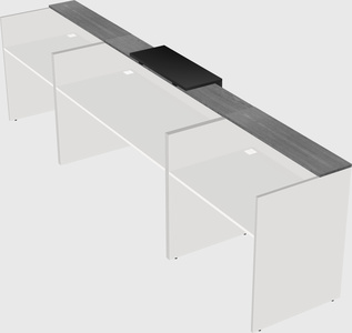 Modern long reception desk