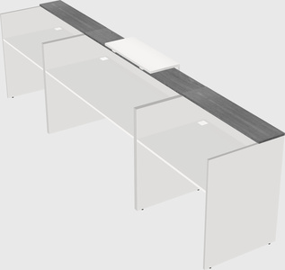 Modern long reception desk