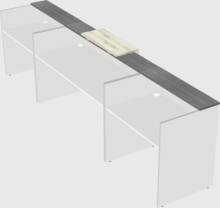 Modern long reception desk