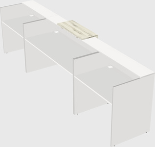 Modern long reception desk