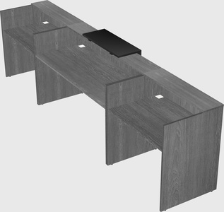 Modern long reception desk