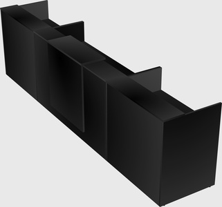 Modern long reception desk