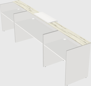 Modern long reception desk