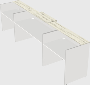 Modern long reception desk
