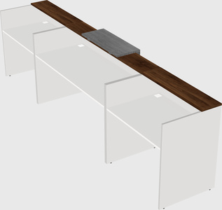Modern long reception desk