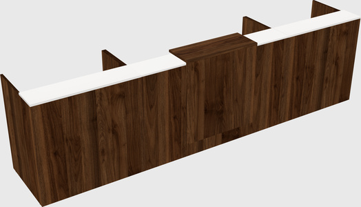 Modern long reception desk