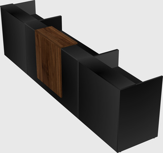 Modern long reception desk